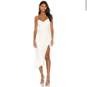 Revolve white midi dress